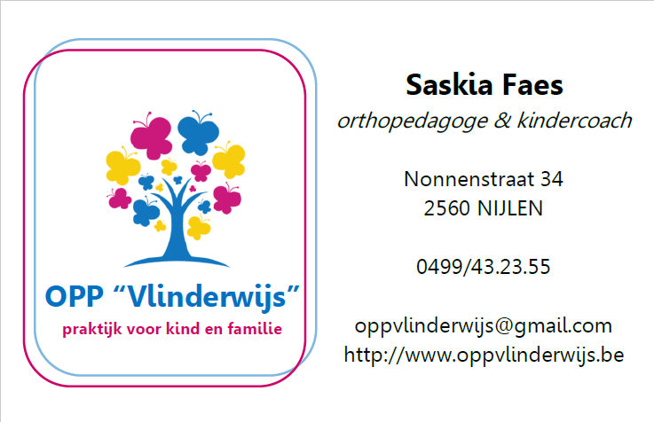 Kindercoaching-orthopedagogische praktijk "Vlinderwijs"